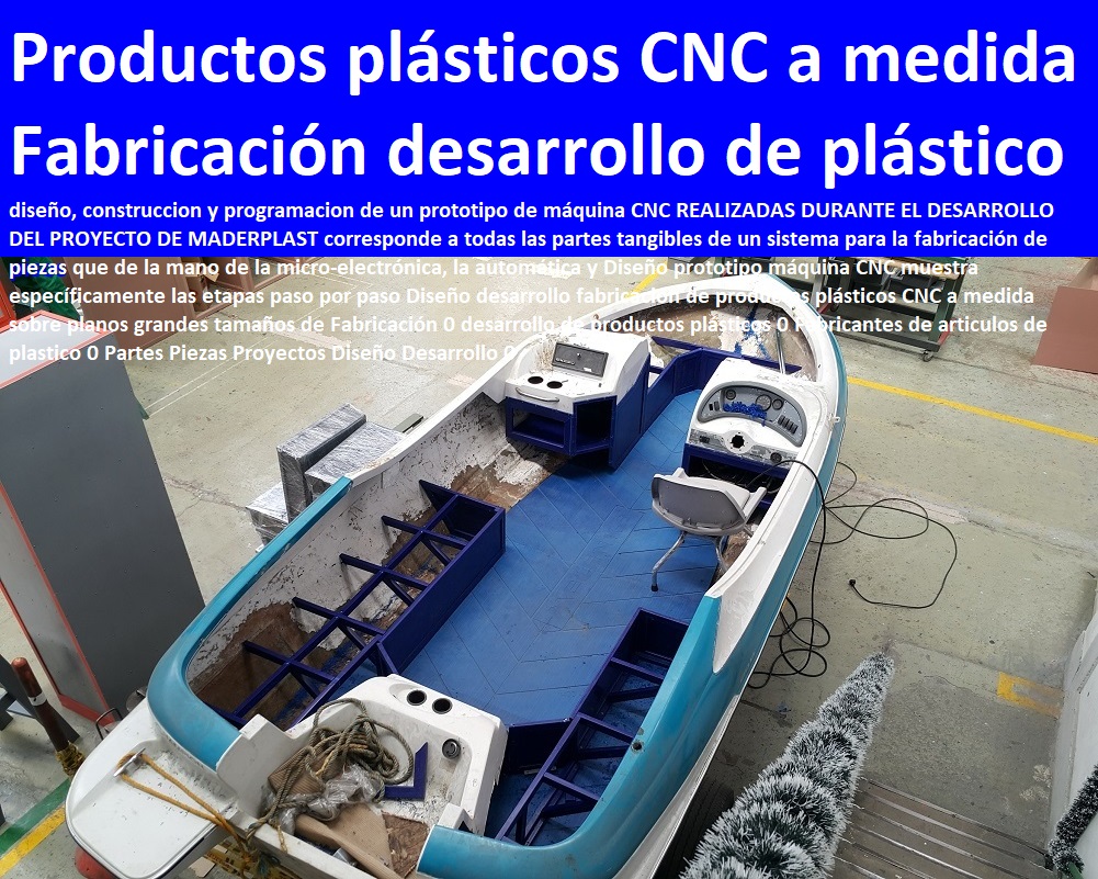 Diseño desarrollo fabricación de productos plásticos CNC a medida sobre planos grandes tamaños de Fabricación 0 desarrollo de productos plásticos 0 Fabricantes de articulos de plastico 0 Partes Piezas Proyectos Diseño Desarrollo 0